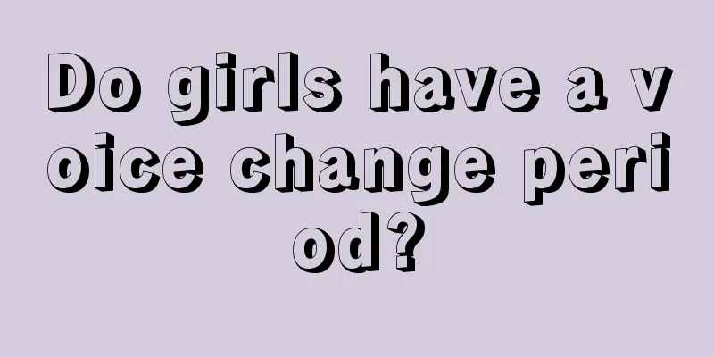 Do girls have a voice change period?