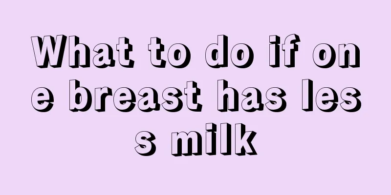 What to do if one breast has less milk