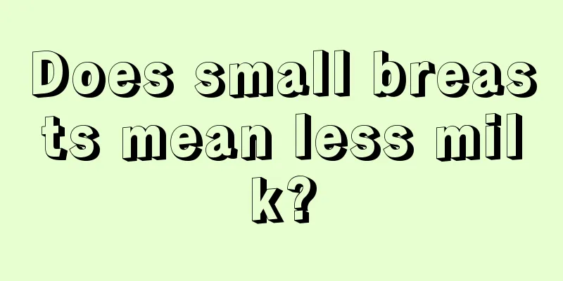 Does small breasts mean less milk?