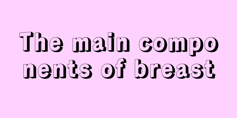 The main components of breast