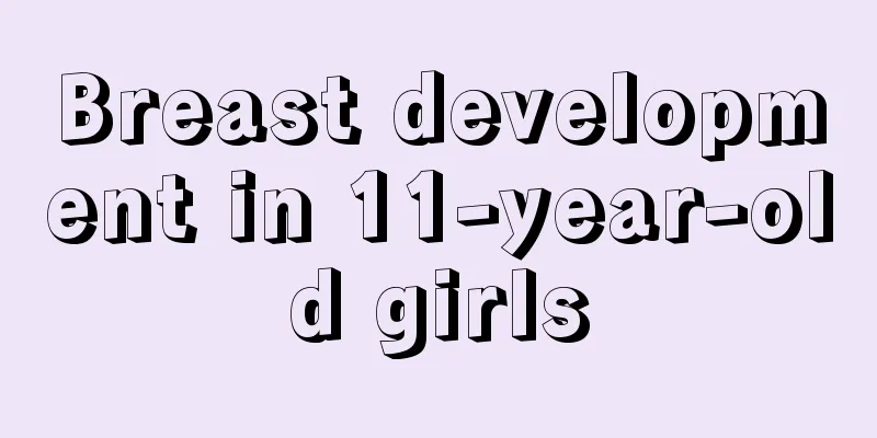 Breast development in 11-year-old girls