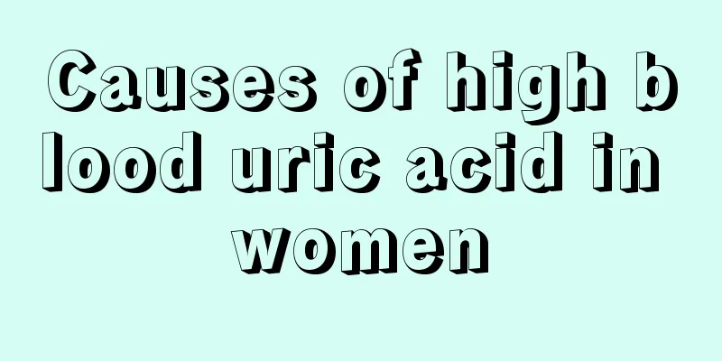 Causes of high blood uric acid in women