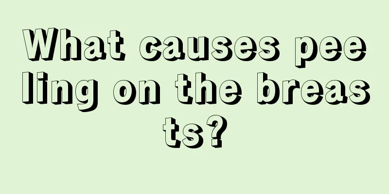 What causes peeling on the breasts?