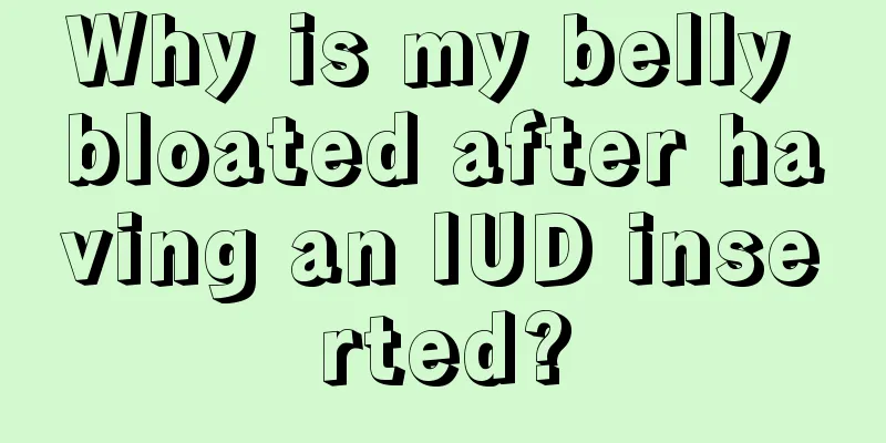 Why is my belly bloated after having an IUD inserted?