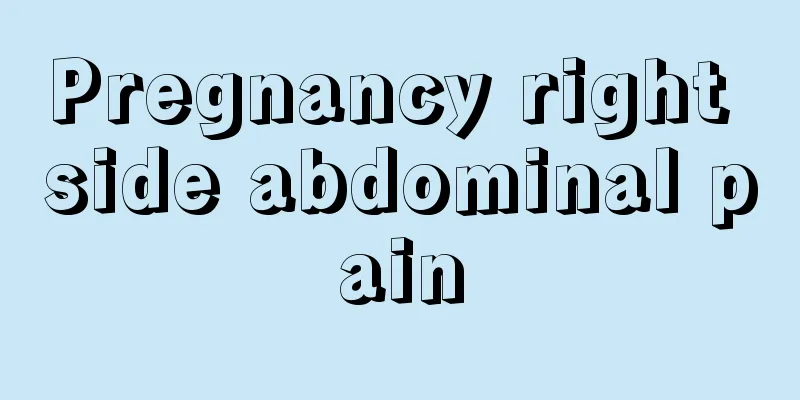 Pregnancy right side abdominal pain