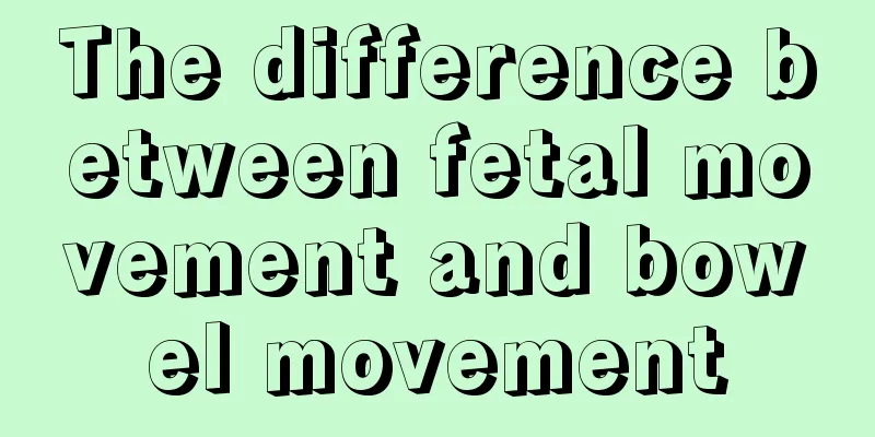 The difference between fetal movement and bowel movement