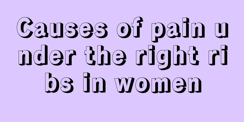 Causes of pain under the right ribs in women