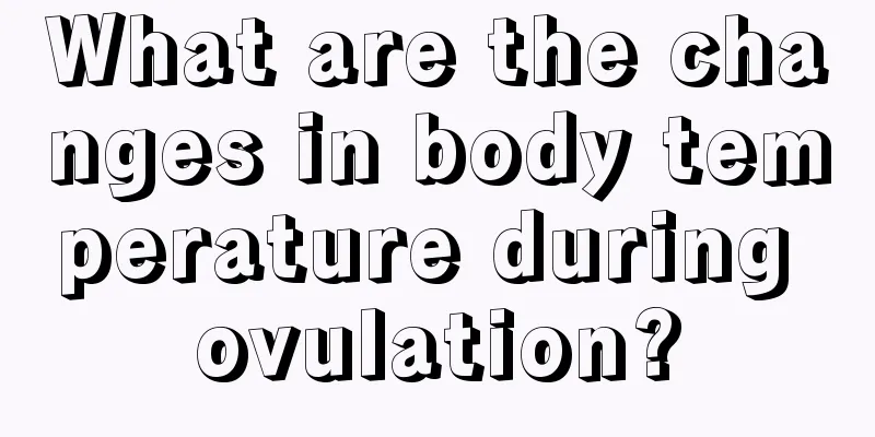 What are the changes in body temperature during ovulation?