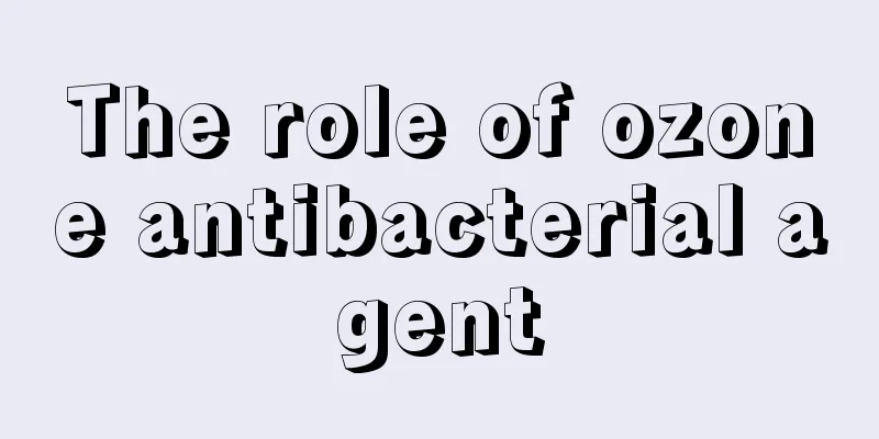 The role of ozone antibacterial agent