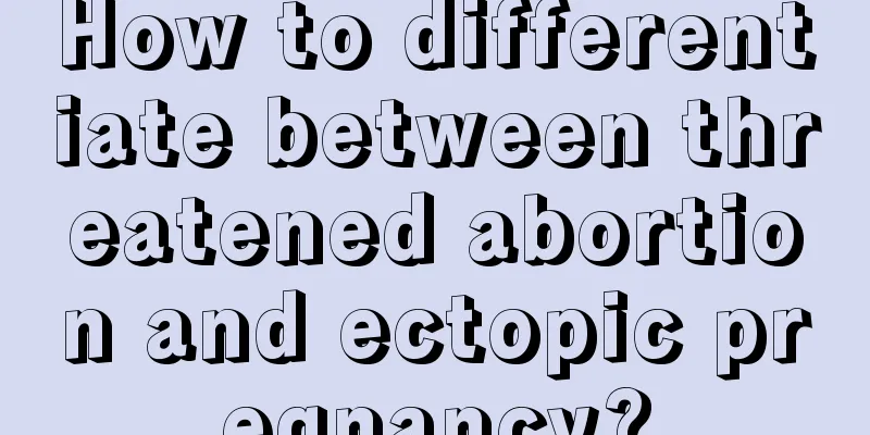 How to differentiate between threatened abortion and ectopic pregnancy?