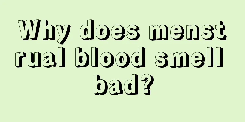 Why does menstrual blood smell bad?