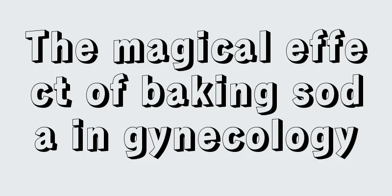 The magical effect of baking soda in gynecology