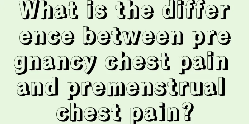 What is the difference between pregnancy chest pain and premenstrual chest pain?