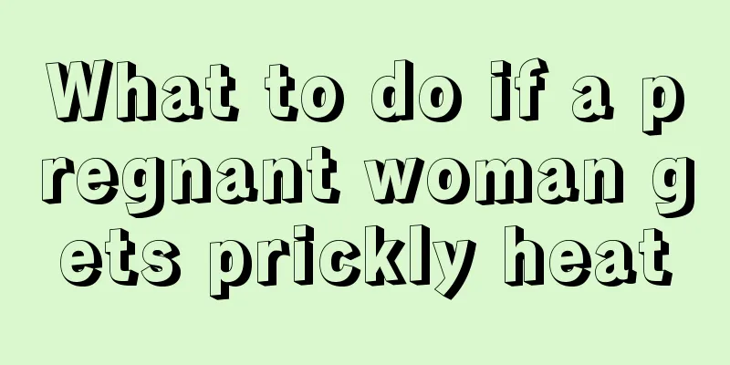 What to do if a pregnant woman gets prickly heat