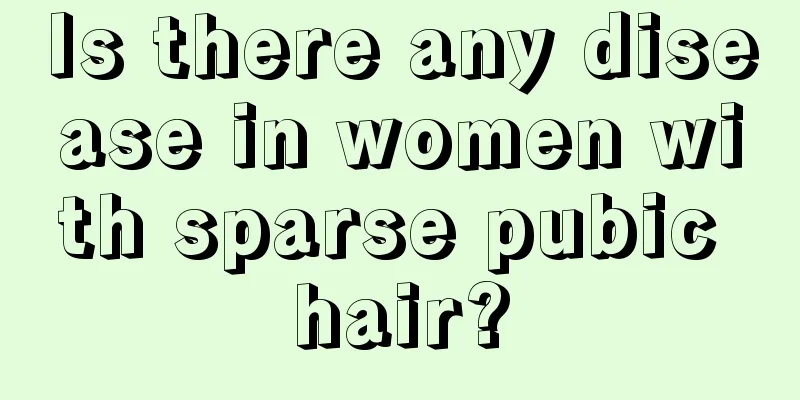 Is there any disease in women with sparse pubic hair?