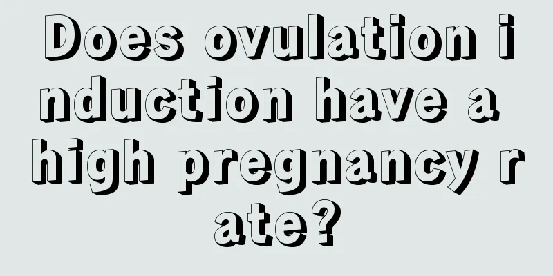 Does ovulation induction have a high pregnancy rate?