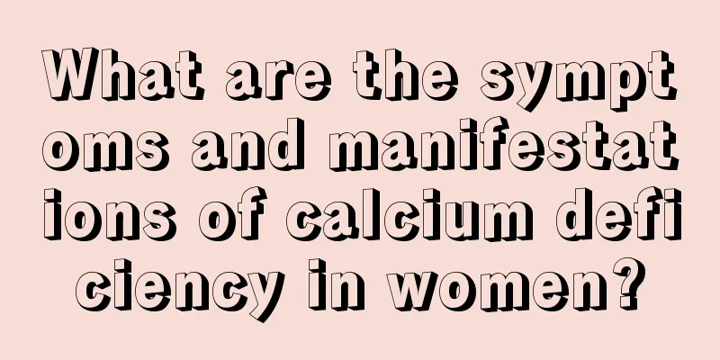 What are the symptoms and manifestations of calcium deficiency in women?