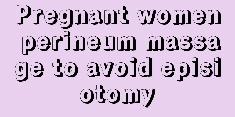 Pregnant women perineum massage to avoid episiotomy