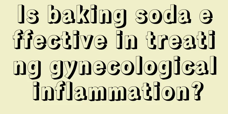 Is baking soda effective in treating gynecological inflammation?