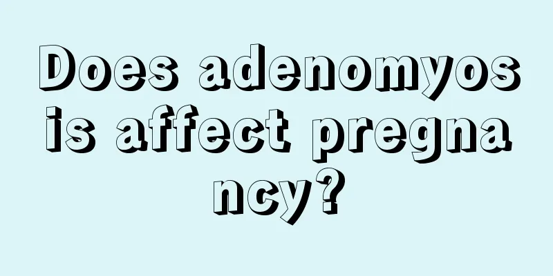 Does adenomyosis affect pregnancy?