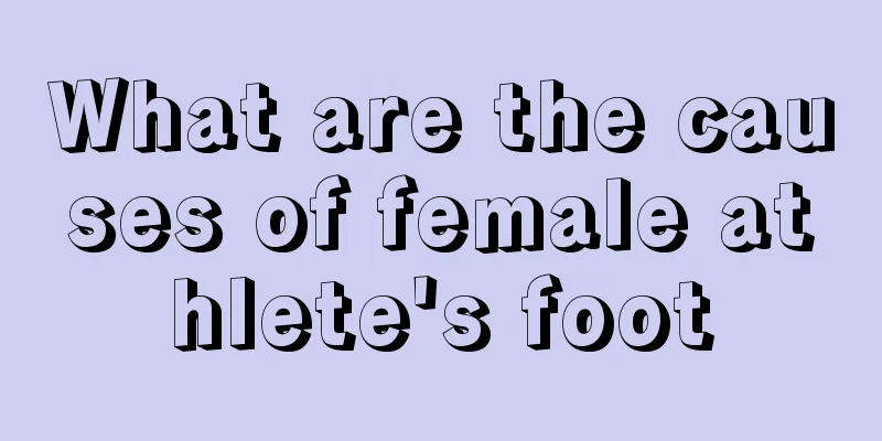 What are the causes of female athlete's foot