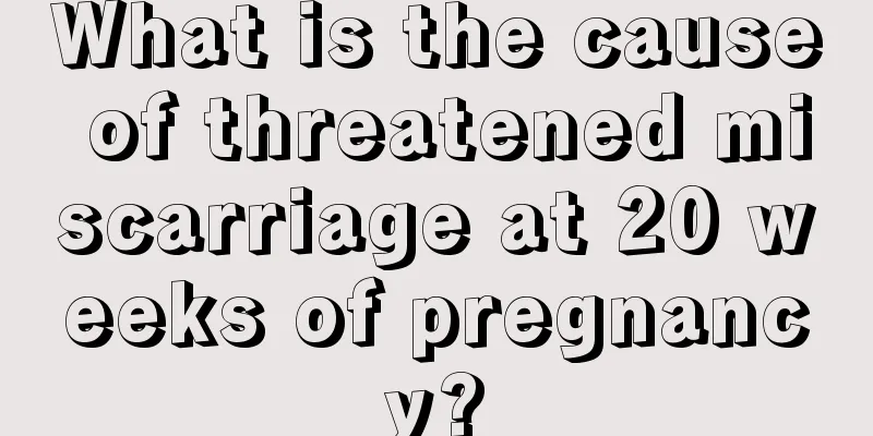 What is the cause of threatened miscarriage at 20 weeks of pregnancy?