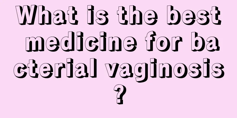 What is the best medicine for bacterial vaginosis?