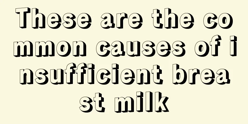 These are the common causes of insufficient breast milk