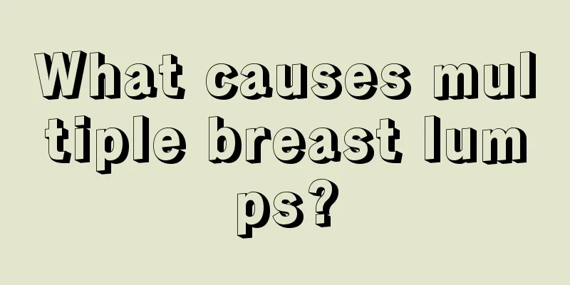 What causes multiple breast lumps?