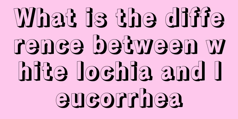 What is the difference between white lochia and leucorrhea