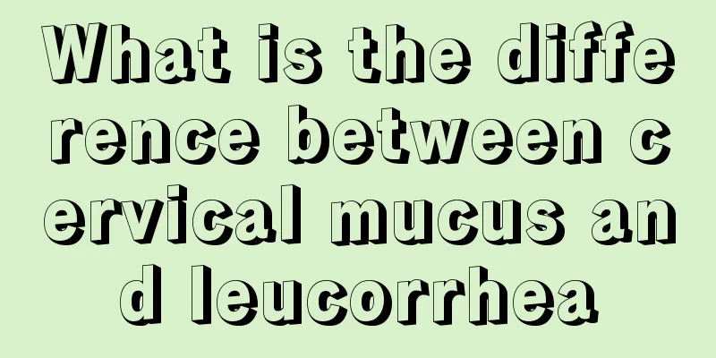 What is the difference between cervical mucus and leucorrhea