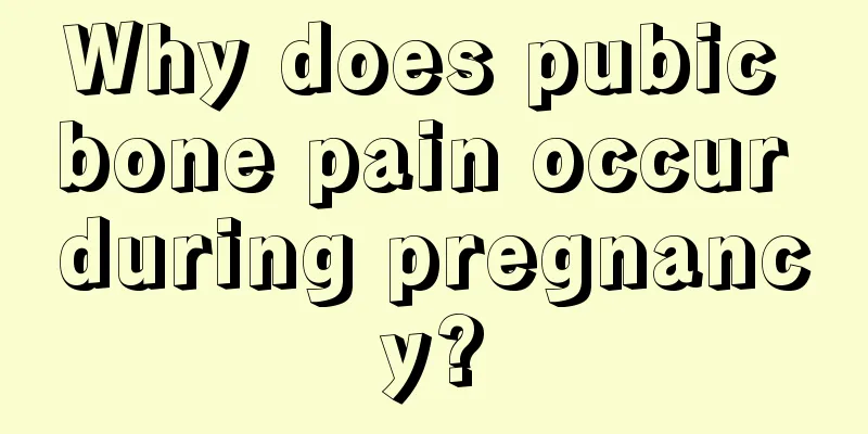 Why does pubic bone pain occur during pregnancy?