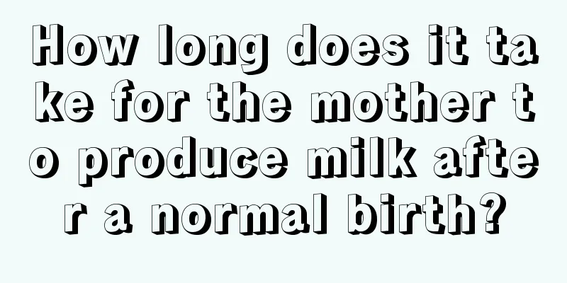 How long does it take for the mother to produce milk after a normal birth?