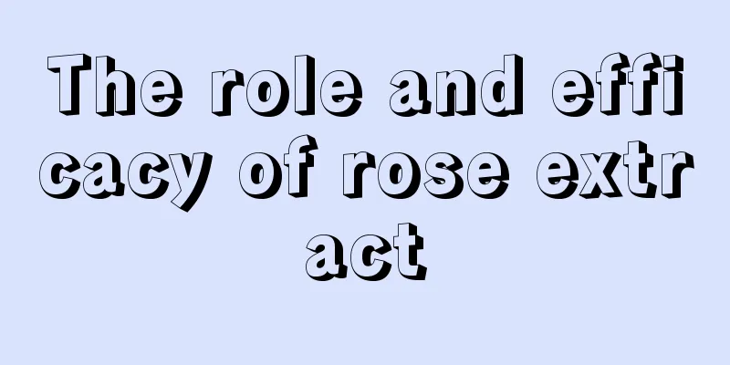 The role and efficacy of rose extract