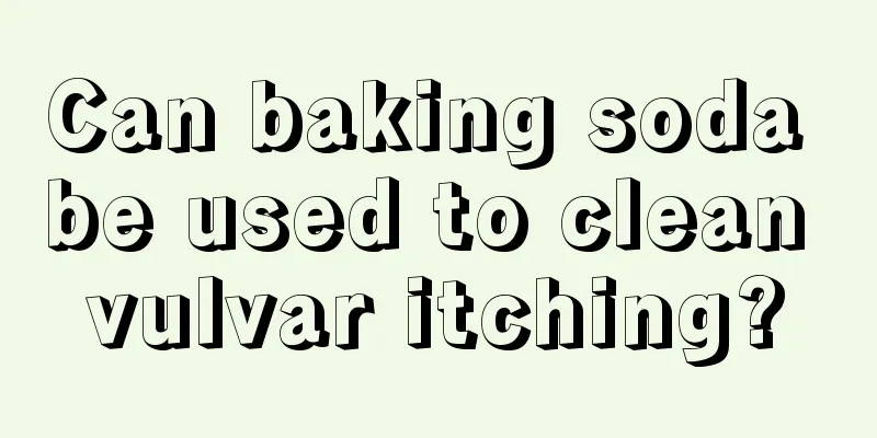 Can baking soda be used to clean vulvar itching?