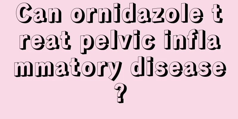 Can ornidazole treat pelvic inflammatory disease?