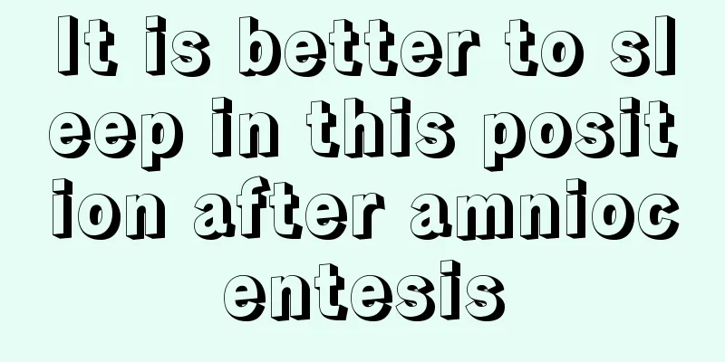 It is better to sleep in this position after amniocentesis