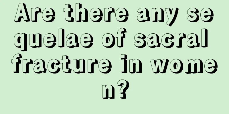 Are there any sequelae of sacral fracture in women?