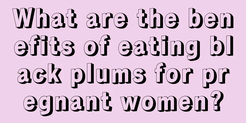 What are the benefits of eating black plums for pregnant women?