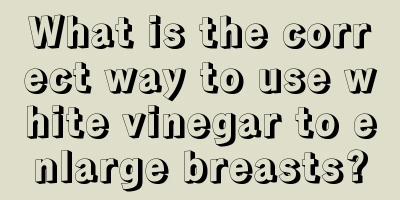 What is the correct way to use white vinegar to enlarge breasts?