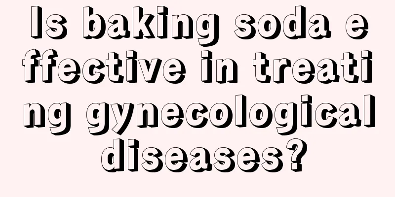 Is baking soda effective in treating gynecological diseases?