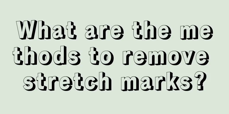 What are the methods to remove stretch marks?