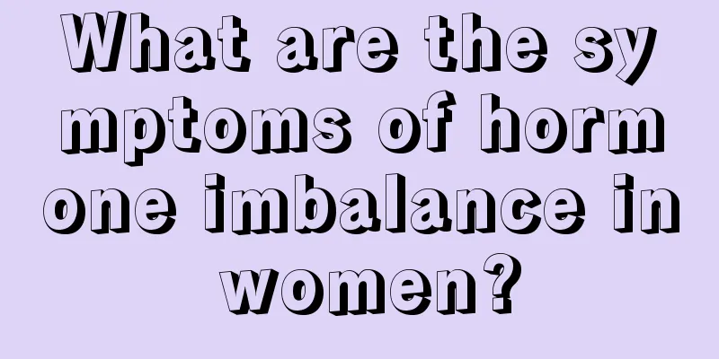 What are the symptoms of hormone imbalance in women?