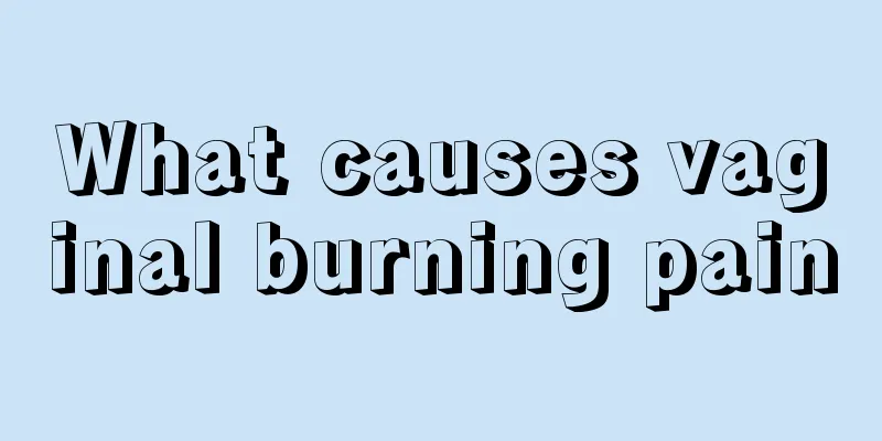 What causes vaginal burning pain