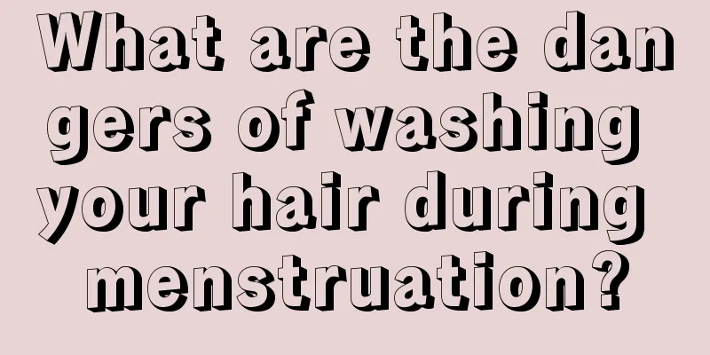 What are the dangers of washing your hair during menstruation?