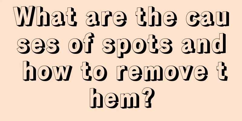 What are the causes of spots and how to remove them?