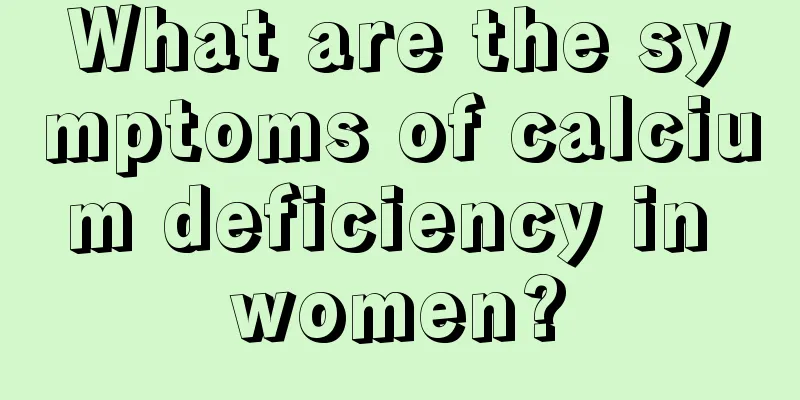 What are the symptoms of calcium deficiency in women?