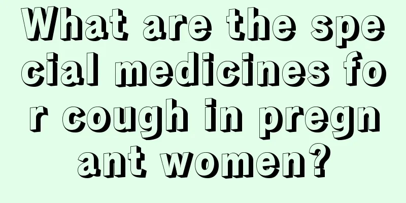 What are the special medicines for cough in pregnant women?