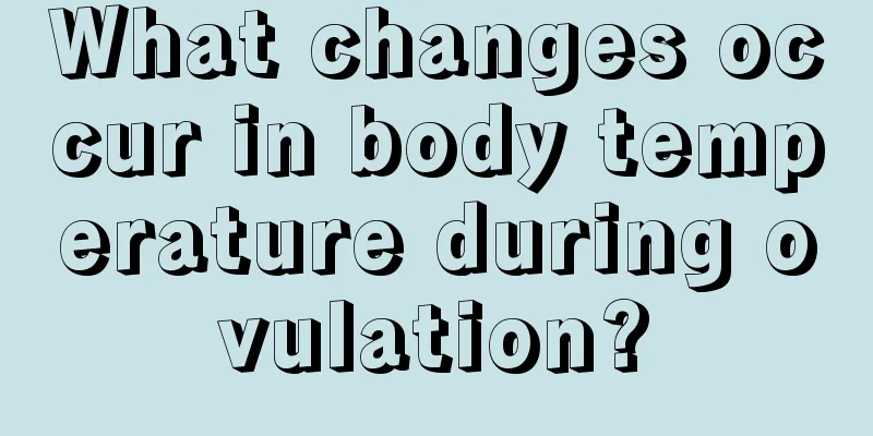 What changes occur in body temperature during ovulation?