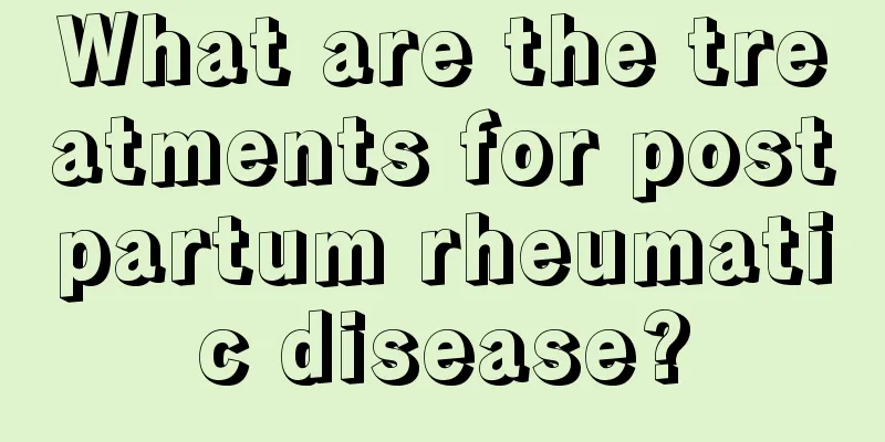 What are the treatments for postpartum rheumatic disease?